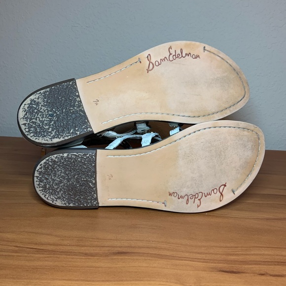 Sam Edelman Cream Gladiator Multi-strap bohemian Sandals 7.5 Summer - Picture 8 of 8